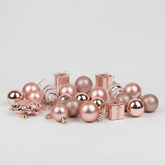 Rose Étoile Ornament Set